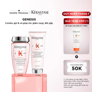 Bộ gội xả giúp giảm gãy rụng - Kérastase Genesis