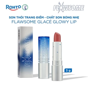 [KOL live] COMBO 02 Son trang điểm dạng thỏi bóng nhẹ Flawsome Glacé Glowy Lip (3g x 2)