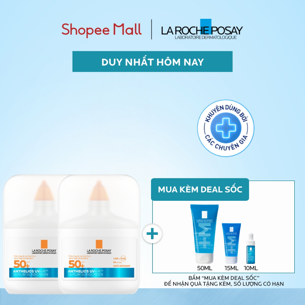 [VB Var] Bộ đôi chống nắng La Roche-Posay Anthelios SPF 50+ 50ml