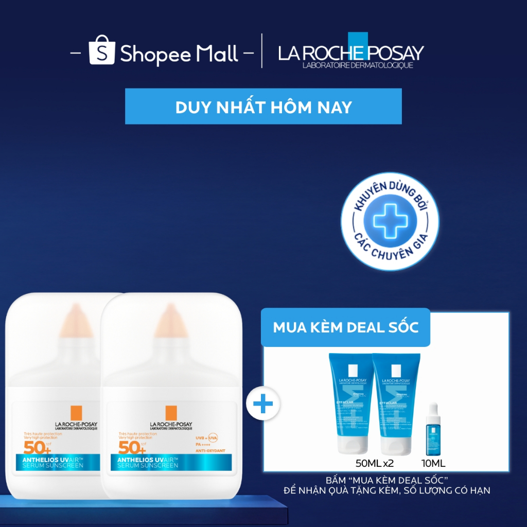 [VB Var] Bộ đôi chống nắng La Roche-Posay Anthelios SPF 50+ 50ml
