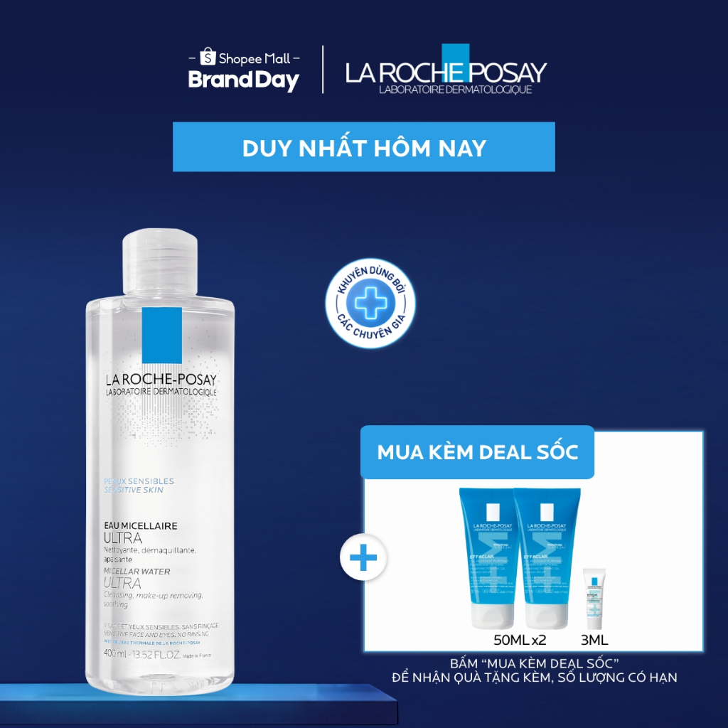 [VB Var] Nước tẩy trang La Roche-Posay dành cho mọi loại da 400ml