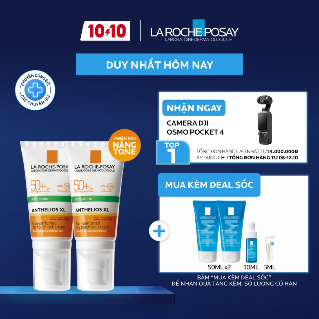 [VB Var] Bộ đôi chống nắng La Roche-Posay Anthelios SPF 50+ 50ml
