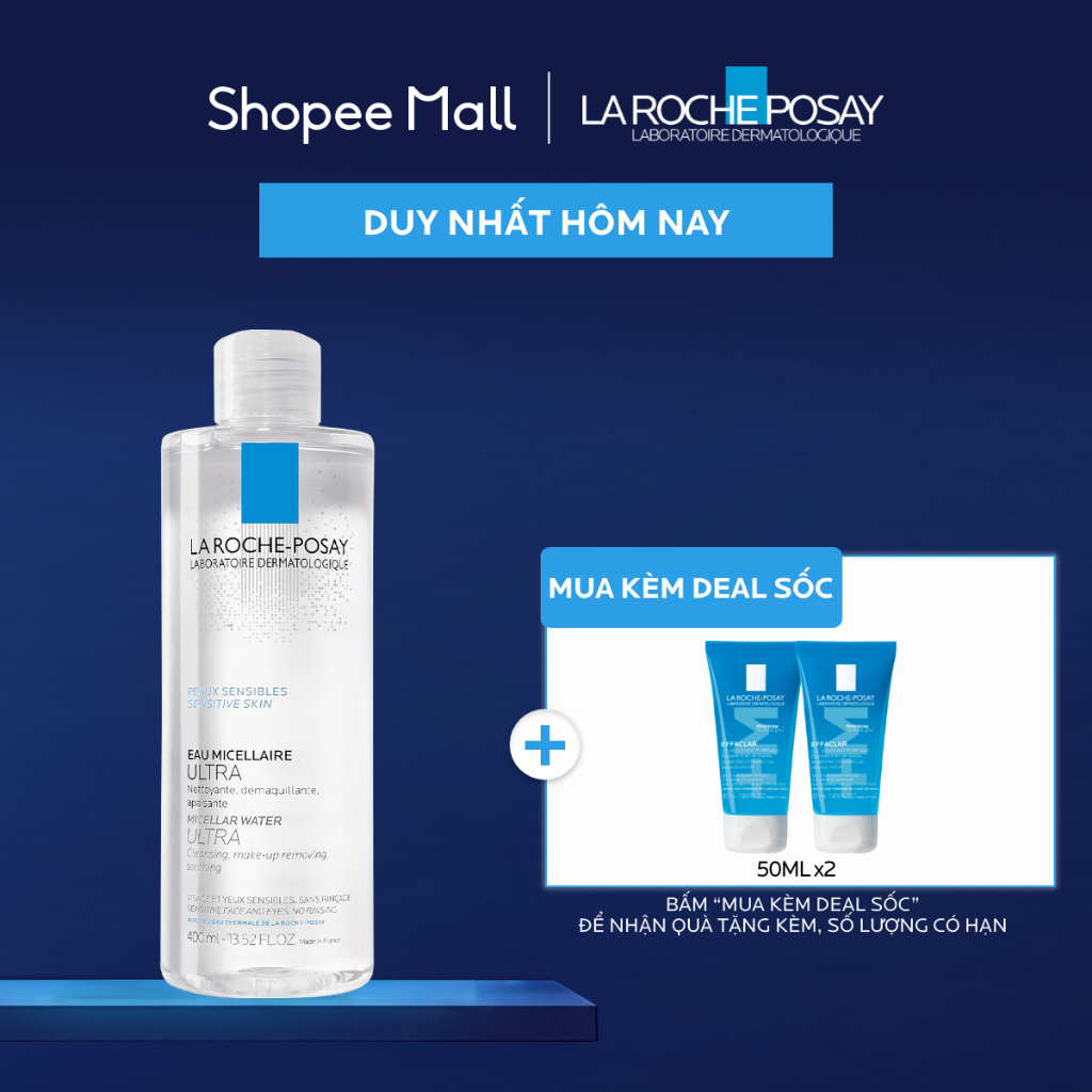 [VB Var] Nước tẩy trang La Roche-Posay dành cho mọi loại da 400ml