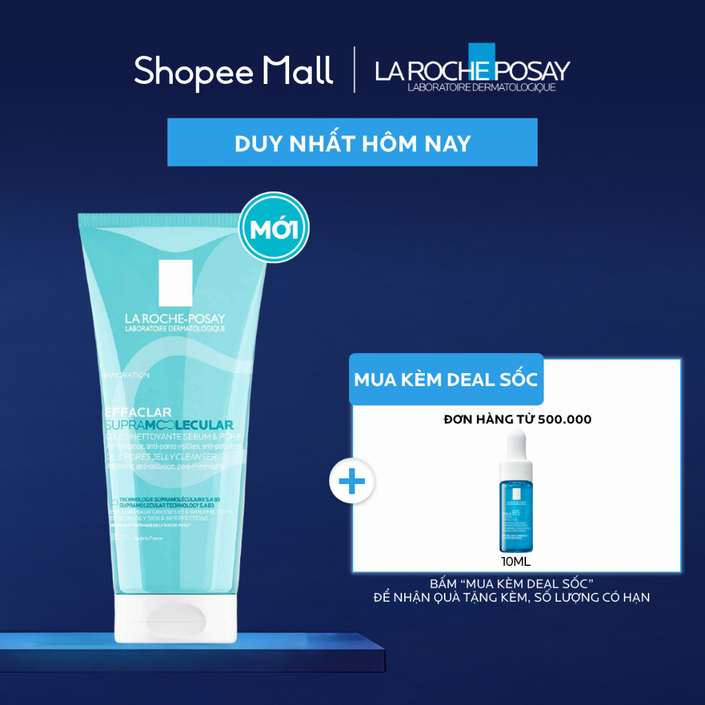 [VB Var] Gel rửa mặt giảm dầu Effaclar La Roche-Posay 200ml