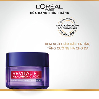 VB_ Bộ kem dưỡng ngày và đêm chống rãnh nhăn lão hóa sớm Revitalift Line Hyaluronic Acid L'Oreal Paris 50mlx2