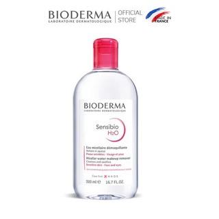 Bộ đôi nước tẩy trang cho mọi loại da Sensibio H2O 500ml và son dưỡng môi khô nứt nẻ Bioderma Atoderm Stick Levres - 4g