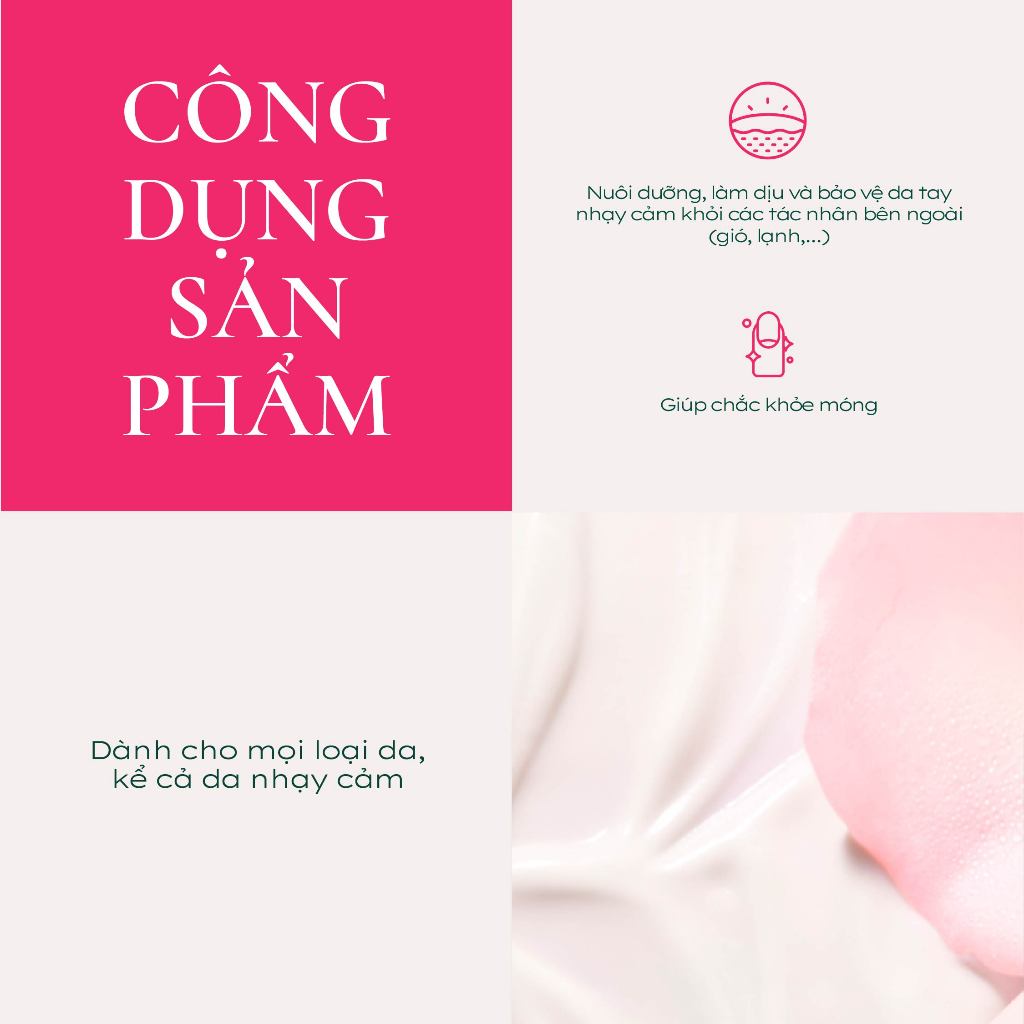 Combo Dầu dưỡng khô đa năng Hương Hoa Huile Prodigieuse Florale 50ml & Kem dưỡng da tay và móng Very Rose 50ml
