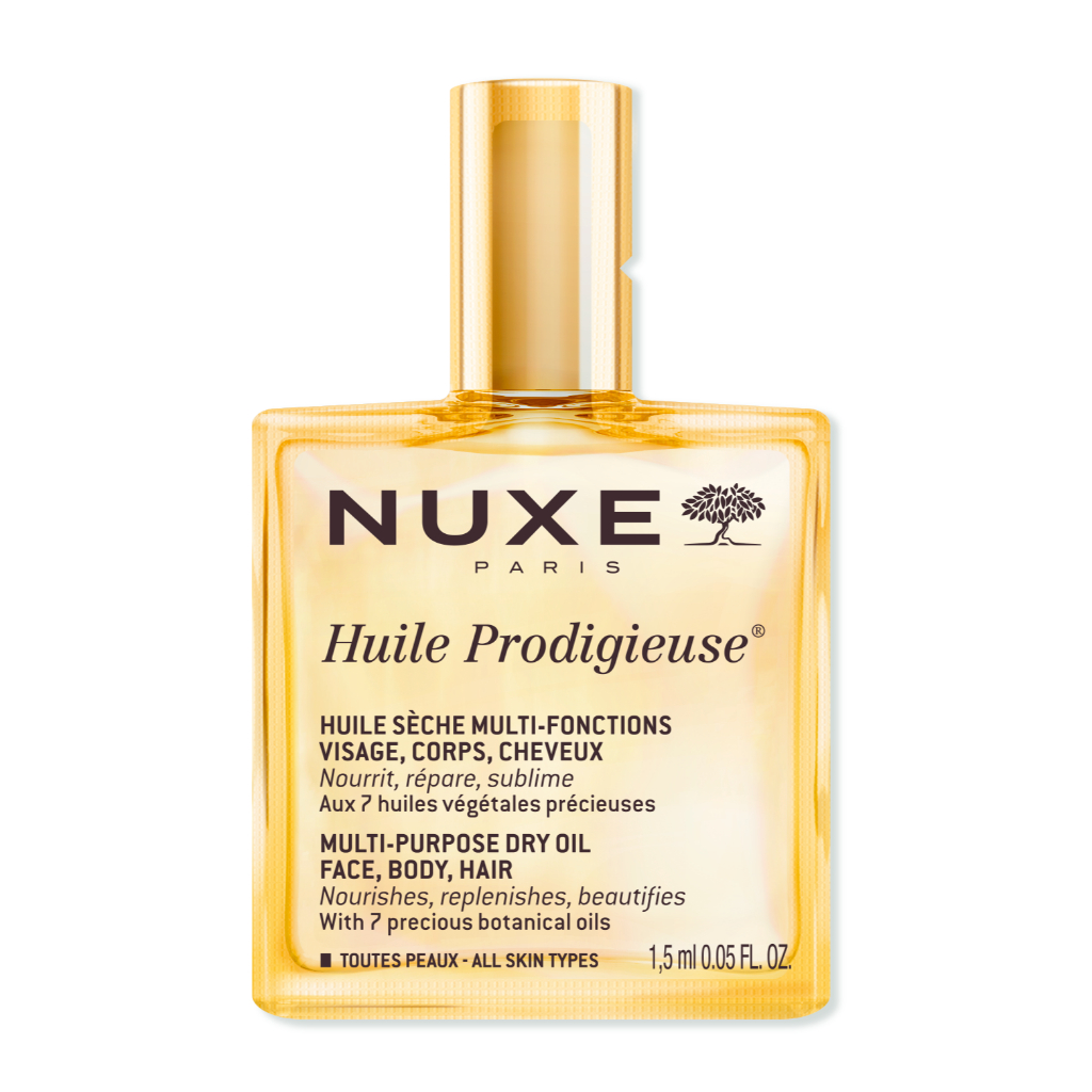 [Quà tặng không bán] Combo 3 Gói dầu dưỡng da đa năng Nuxe Huile Prodigieuse® 1.5ml (3 x 1.5ml)