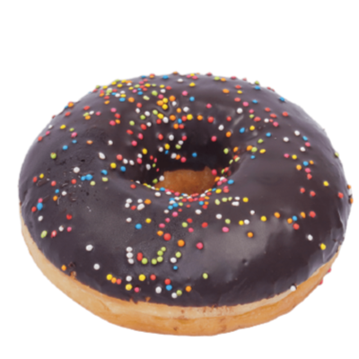 Chocolate Rainbow Donut