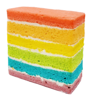 Rainbow Drycake