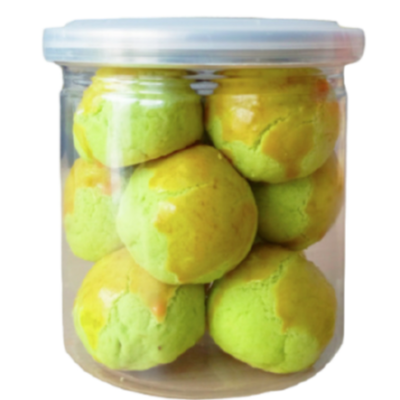 Pandan Coconut Cookies
