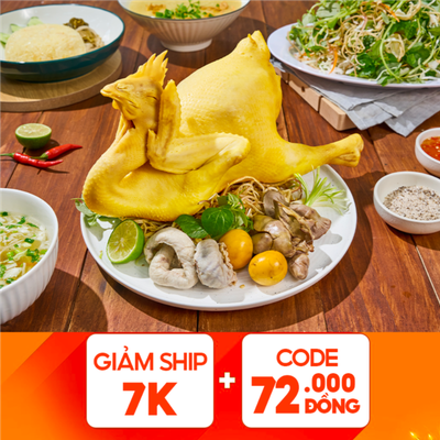 Gà Ta Chạy Bộ Cháo Gỏi (Da Gà Giòn Đặc Biệt)