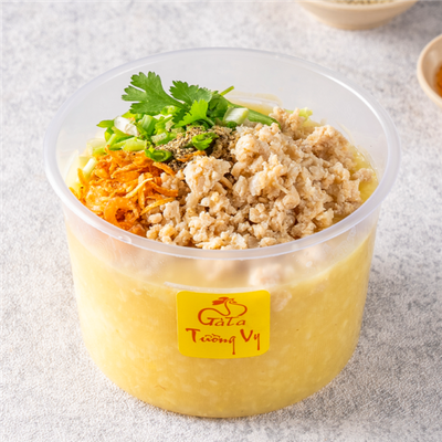 Cháo Thịt Ức Gà Bằm