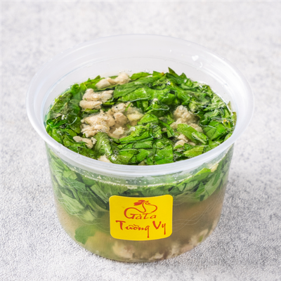 Canh Xà Lách Xoong Thịt Bằm