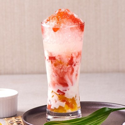 Sữa chua thạch trái cây dâu