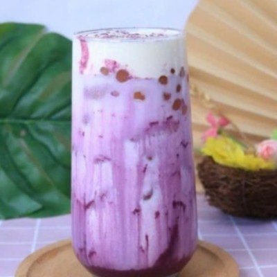 Sữa chua thạch trái cây việt quất