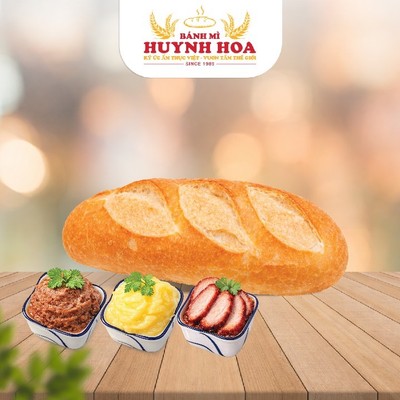 Bánh Mì 3 Vị (Pate + Bơ + Xá Xíu) - size L