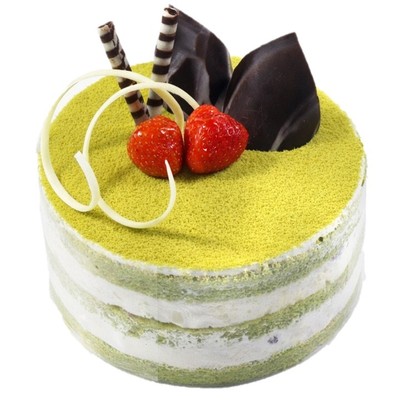 Bánh Kem Trà Xanh Đậu Đỏ - Matcha Cake (16cm - Tròn)