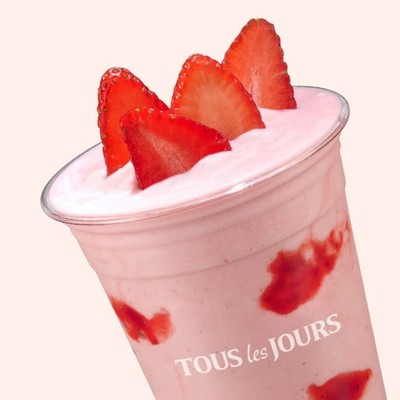 Smoothie Dâu Chuối Strawberry Banana (M)