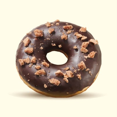 Choco Macaron Ring Donut