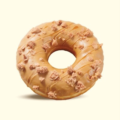 Caramel Macaron Ring Donut