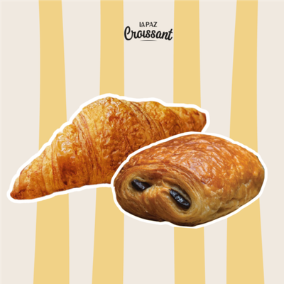 Combo 1 bánh croissant & 1 bánh pain au chocolat
