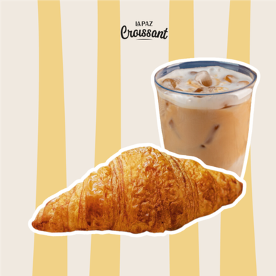 Combo Croissant truyền thống 60g & Cafe truyền thống
