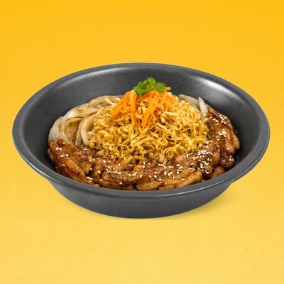 Mì dẹt gà nướng
