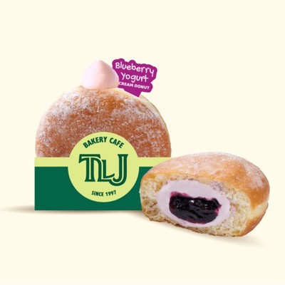 Blueberry Yogurt Cream Donut