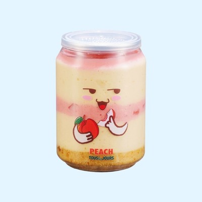 Bánh kem lon Peach Tiramisu Mousse Can Cake