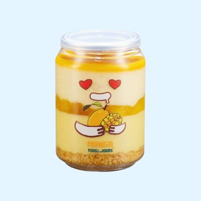 Bánh kem lon Mango & Tiramisu Mousse Can Cake
