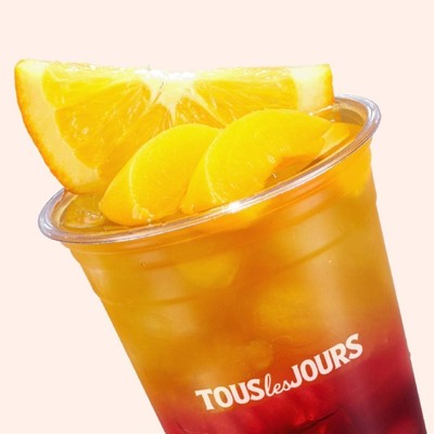 Trà Đào Cam Peach Orange Hibiscus Tea (M)