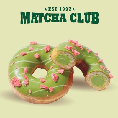 Bánh Matcha Macaron Ring Donut