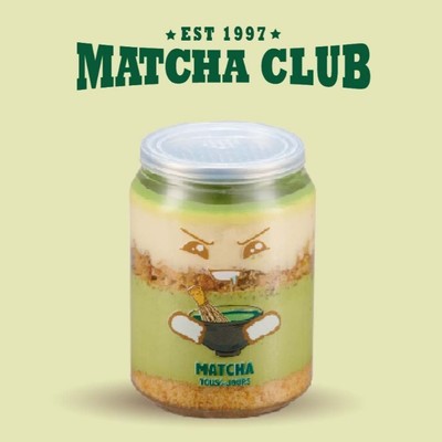 Bánh Kem Lon Matcha Tiramisu Mousse Can Cake