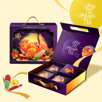 Hộp 4 bánh Trung Thu 150gr
