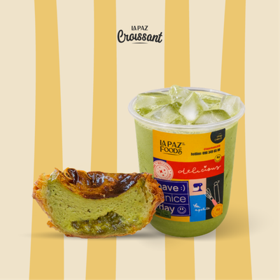 Combo 01 Tart matcha tắc & 01 Matcha latte
