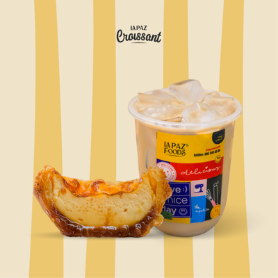 Combo 01 Tart caramel toffee & 01 Trà sữa truyền thống