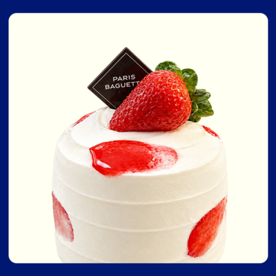 Bánh Strawberry Fresh Cream Cheese Cake (Short)