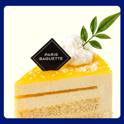 Bánh kem Mango Coco Mousse Cake (Slice)