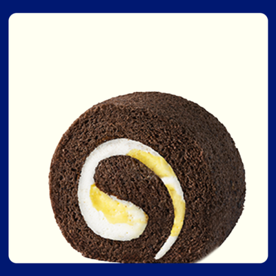 Bánh Choco Banana Roll Cake (Sliced)