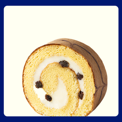 Bánh Silky Raisin Roll Cake (Sliced)