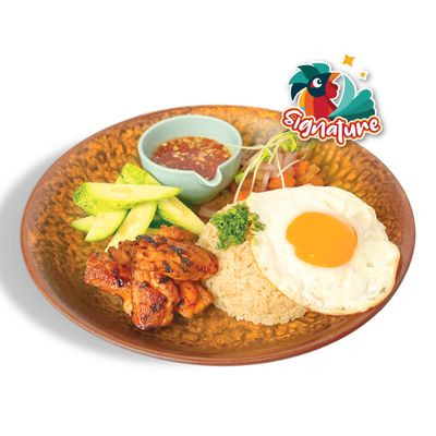 Chicken Rib Rice Bowl - Cơm sườn gà mật ong