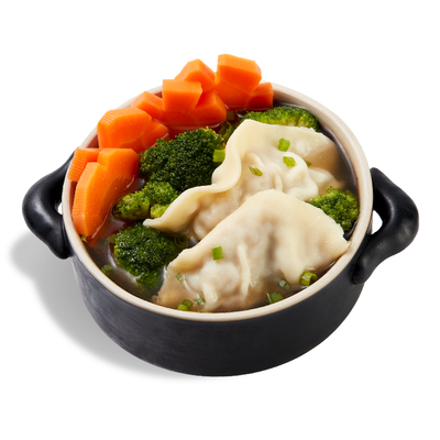 Chicken Dumplings Soup - Súp Sủi Cảo Gà