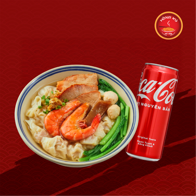 Hoành thánh thập cẩm + 01 Coca - Cola