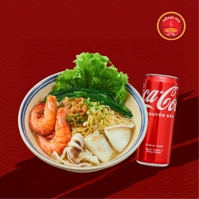 Hủ tíu hải sản + 01 Coca - Cola