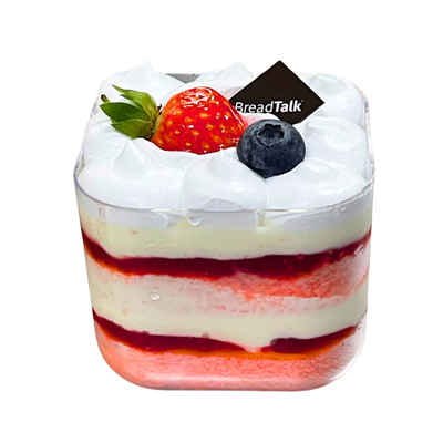 Cup Strawberry Yoghurt Mousse