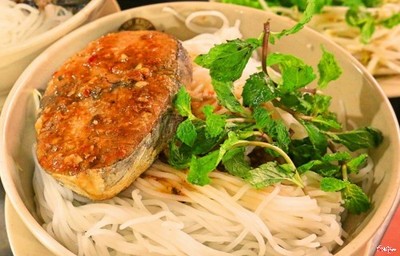 Bún cá ngừ khô