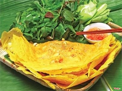 Bánh xèo thập cẩm củ hủ dừa
