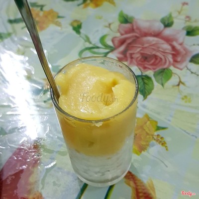 Chè đậu xanh đá