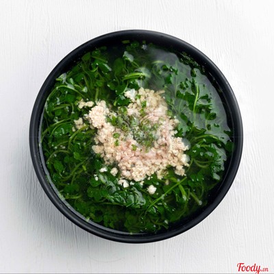 Canh Xà Lách Xoong Thịt Bằm - 2 Người